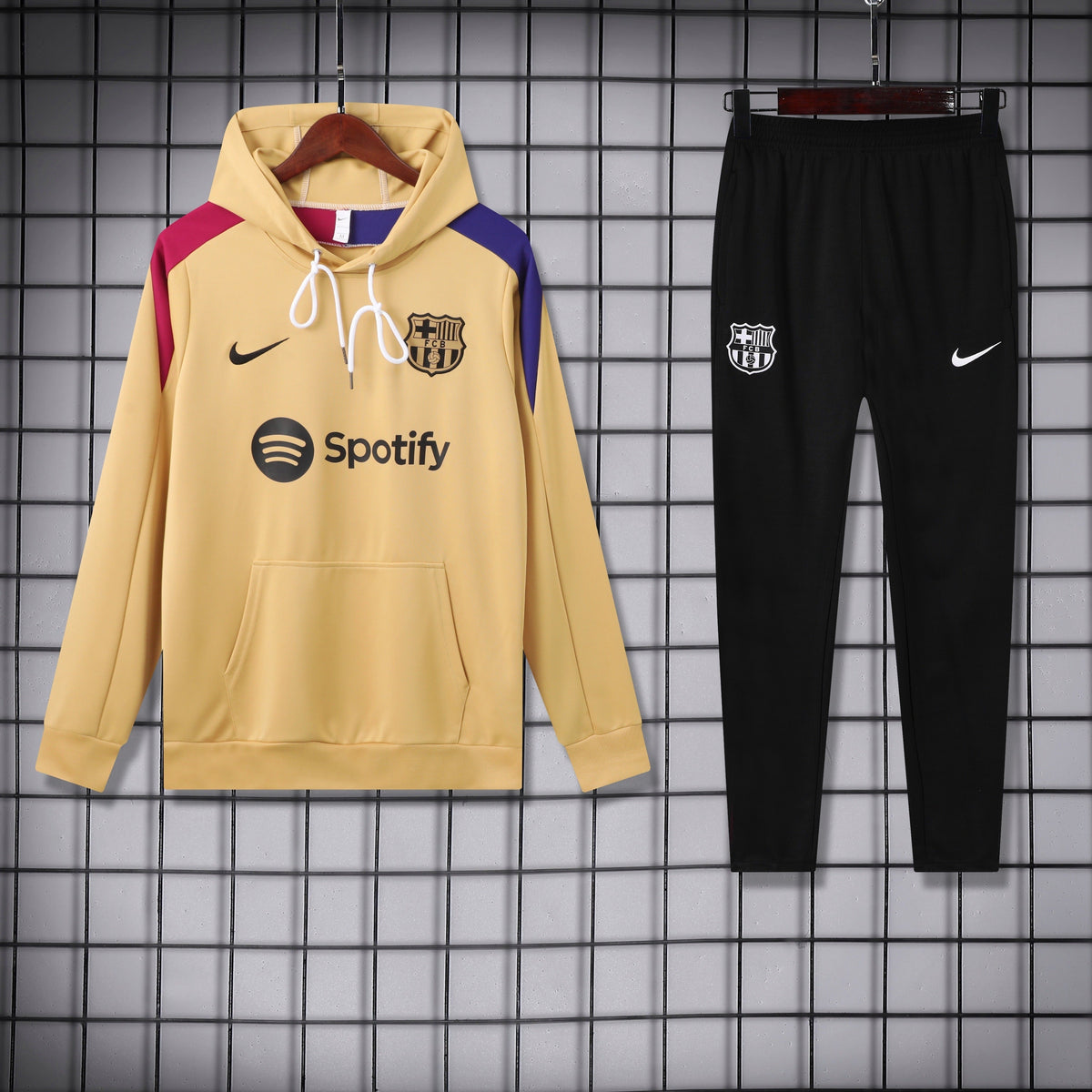 Nike Barcelona Football Hoodie Set