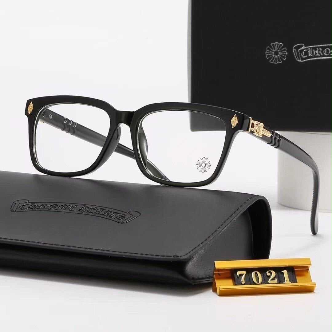 Chrome heart glasses