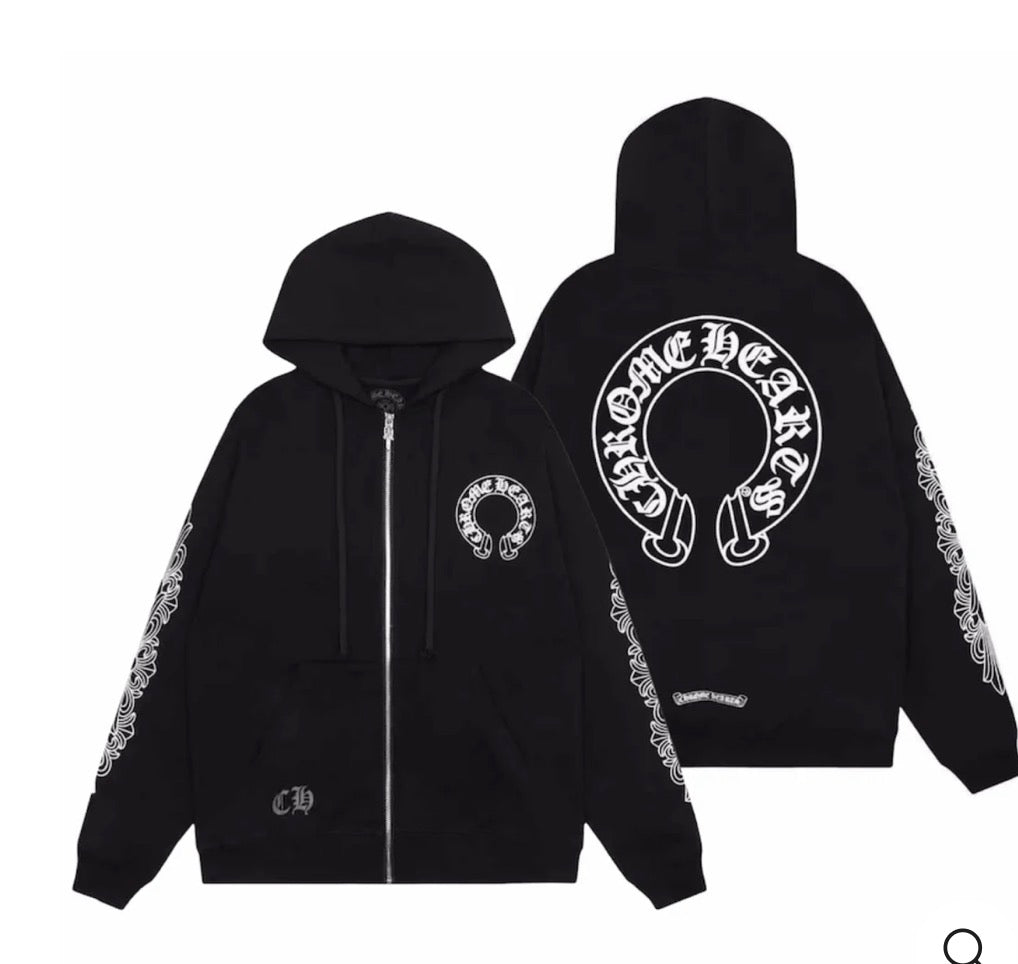 Chrome hearts zip up