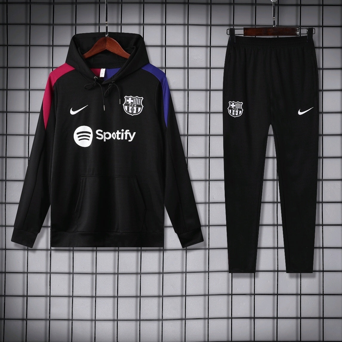 Nike Barcelona Football Hoodie Set