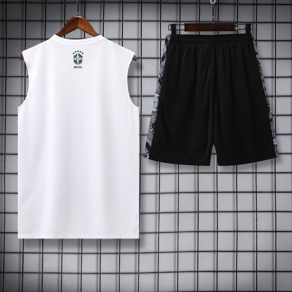 Nike Brazil Football Sleeveless Short Set